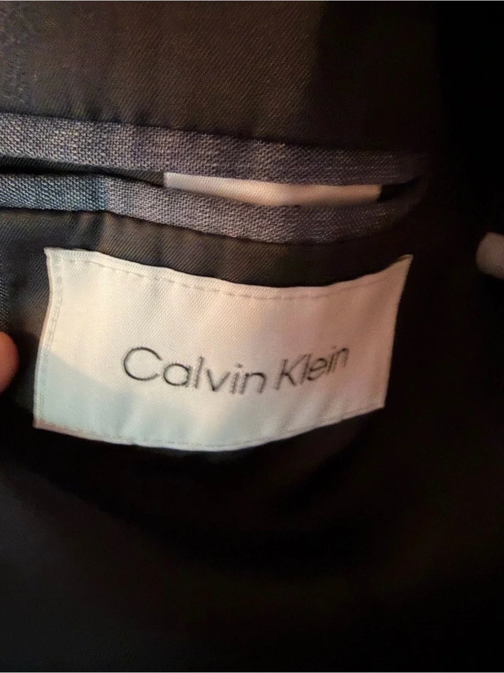 Calvin Klein Boy’s Slate Gray Two-Piece Suit Blazer & Trousers
